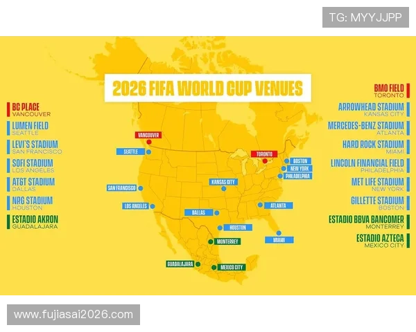 2026年世界杯举办时间表及比赛地点分布情况全面解析